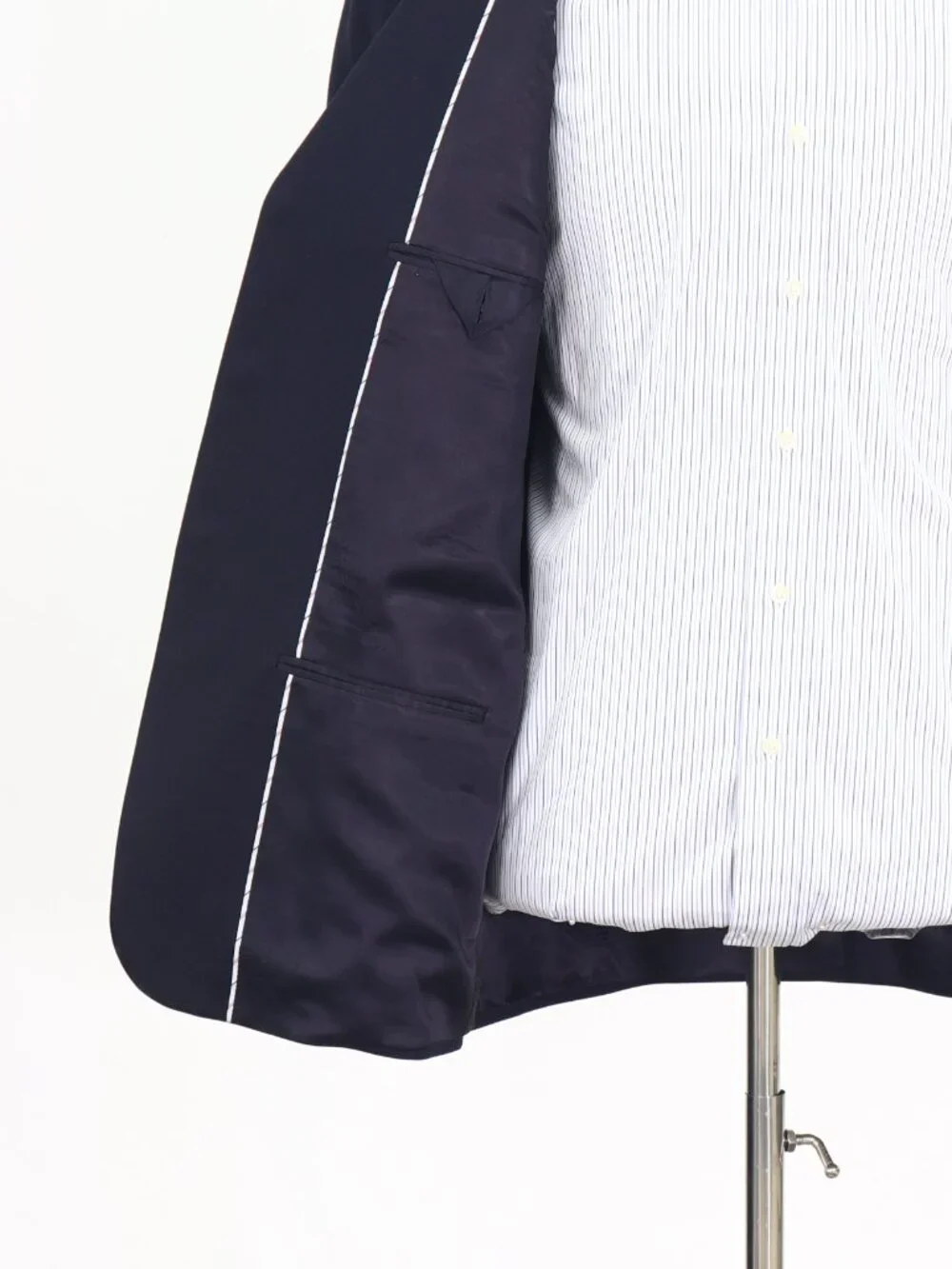 J. Crew 44R Navy Blazer Sport Coat Jacket 3-Button Solid W902
